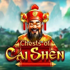 Chests of Cai Shen online game logo by Pragmatic Play on zumospincasino.org
